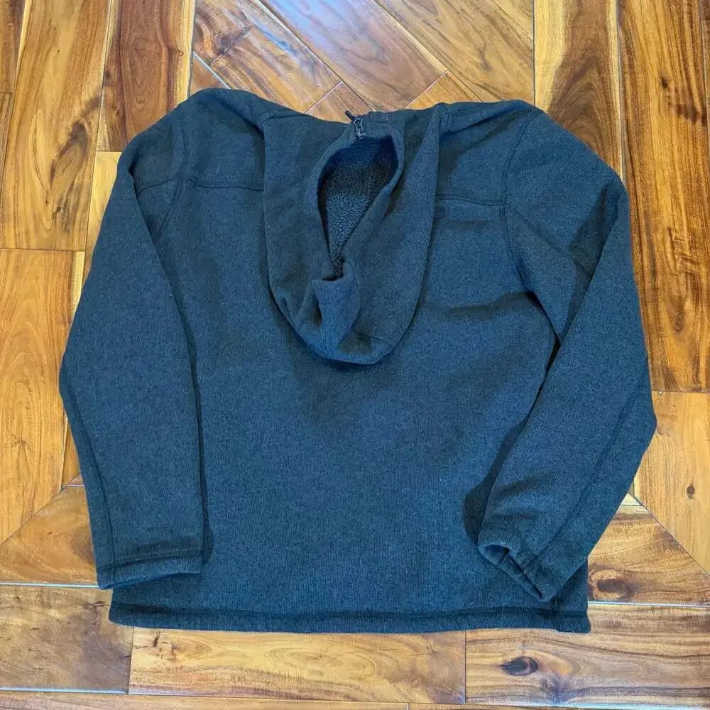 The North Face Gordon Lyons Full-Zip Hoodie Sweater Fleece Jacket Grey Size XL